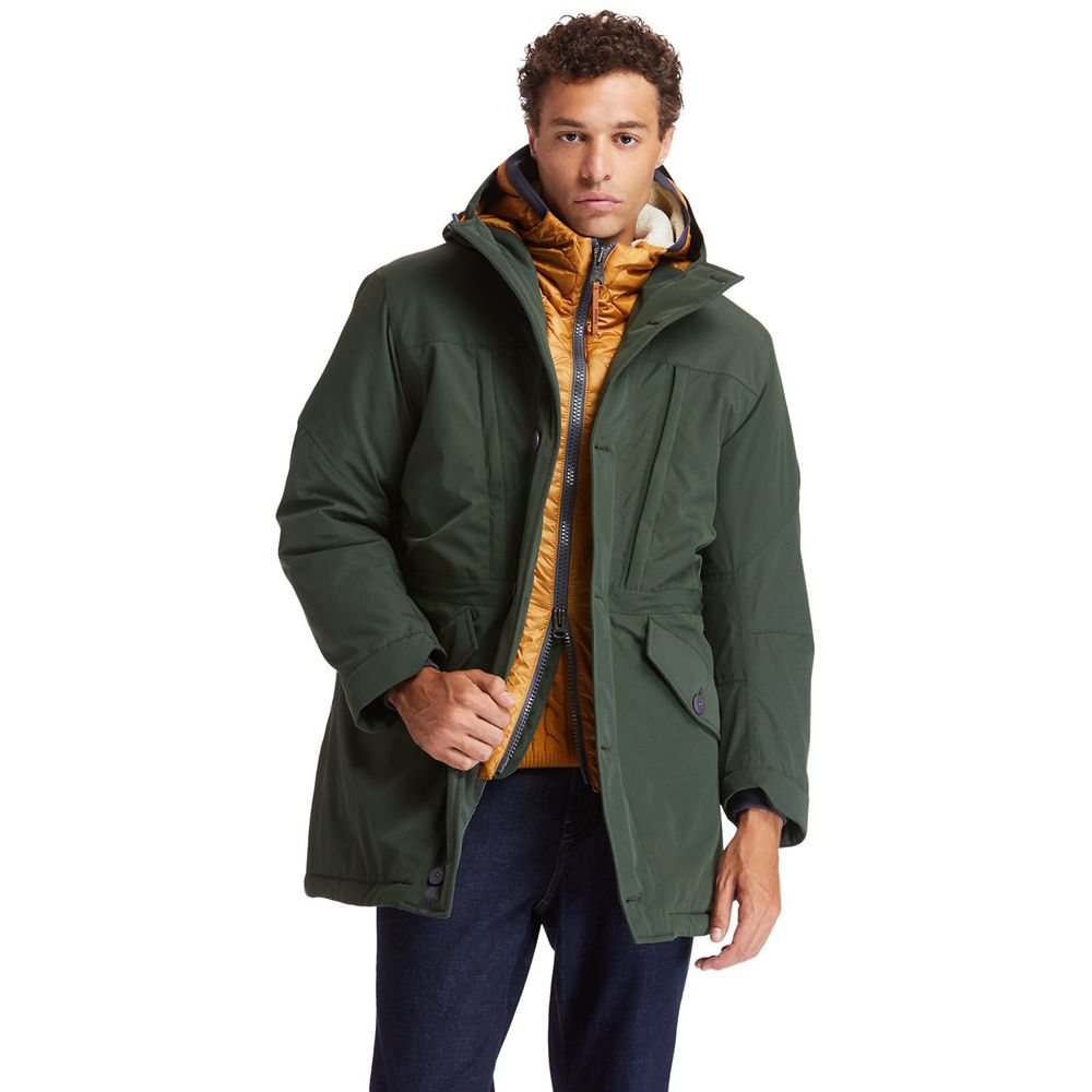 Chaquetas Timberland Hombre Outdoor Heritage Ecoriginal Parka Y Dryvent™ Technology Verde Oscuro - C